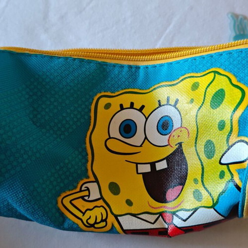 SpongeBob SquarePants Collectible Pencil Case like new, Nickelodeon 2006