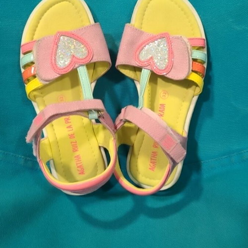 Agatha Ruiz De La Prada colorful sandals like new, size 32