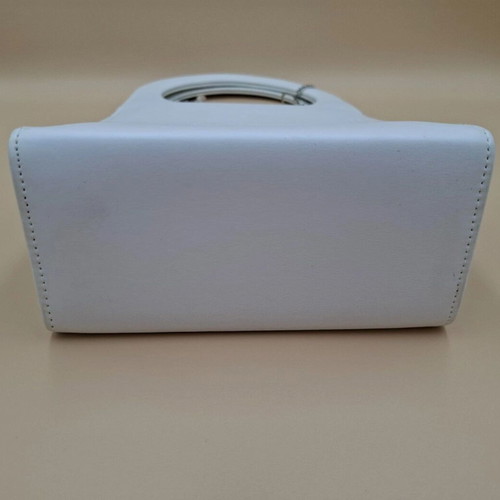 Vintage Paco Rabanne white mini bag, like new, vegan leather