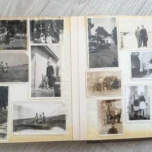Historical photo album used, Egypt and Greece 1920-1930 rare retro photos