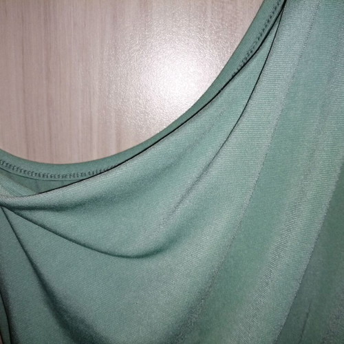 Italian long elegant green bodycon dress, size M