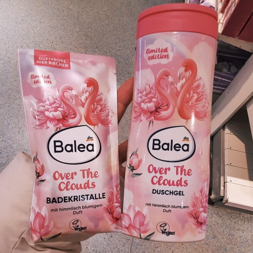 Balea Over The Clouds bath set new, shower gel and crystals