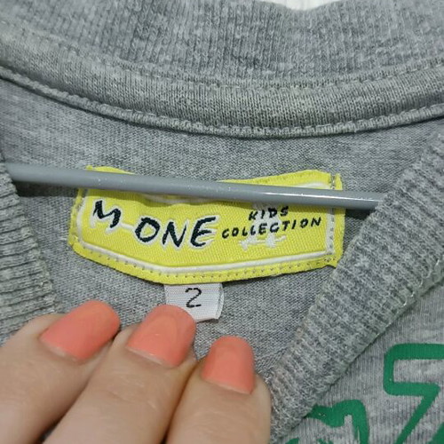 M-one short sleeve t-shirt for 2-year-old boy used
