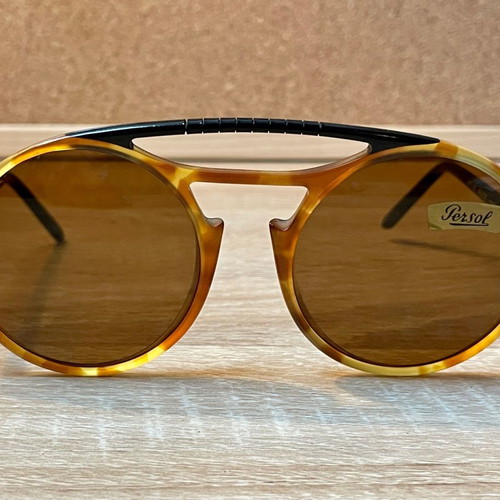 Persol Ratti 650 80 Meflecto NOS new vintage stock 1970, black brown