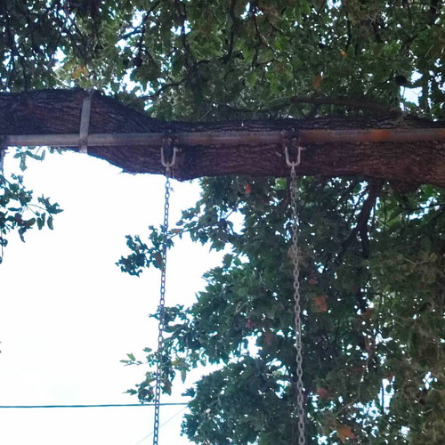 Swing construction for 2 seats like new