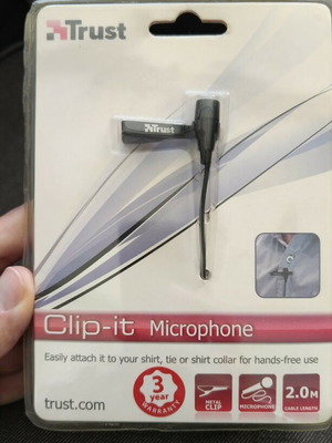 Trust Clip‑it Microphone new lapel microphone