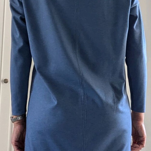 Dress blouse used, size 42, blue
