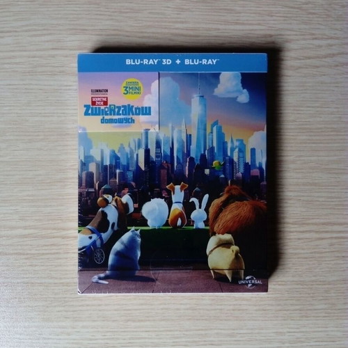 The Secret Life of Pets Steelbook Edition Blu-Ray 3D and 2D new, dubbed