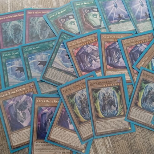 Yu-Gi-Oh Clear World deck-core like new, 26 cards