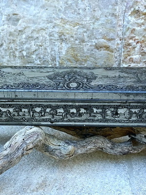 Vintage metal box from Western Germany like new