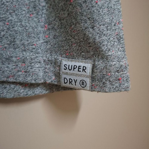 Superdry grey sleeveless T-shirt like new, size Large
