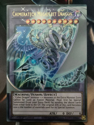 Chimeratech Megafleet Dragon BLGG Ultra Rare 1st Edition Near Mint