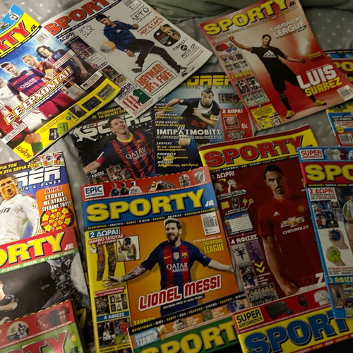 Sporty and Top Scorer football magazines used, collection of 21 issues
