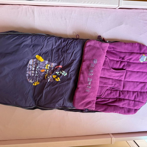 Jane stroller sleeping bag used, fleece lining, water repellent, breathable