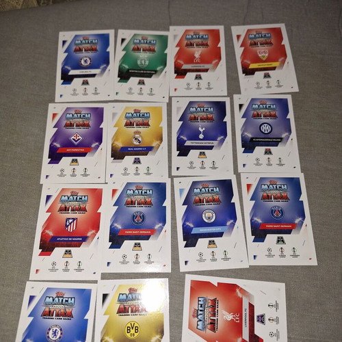 Match Attax cards pack of 3 like new