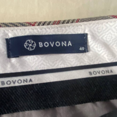 Bovona plaid high-waist women's pants elegant like new, size 40