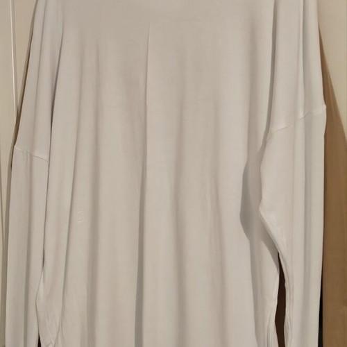 Sugarfree White Long-Sleeve Blouse Size Large Like New