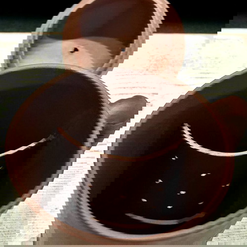 Yixing Zisha teapot new with embossed dragon decoration