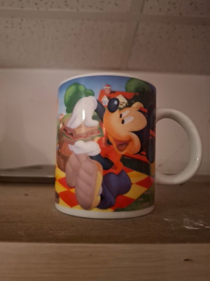Porcelain tea cup with children's design new