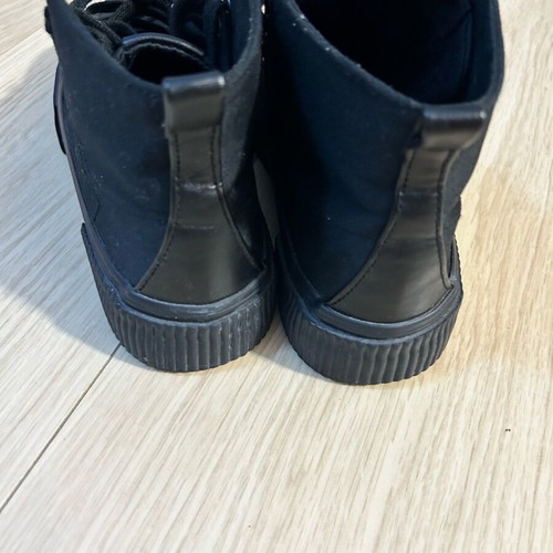 Tamaris canvas boots like new, black, size 37