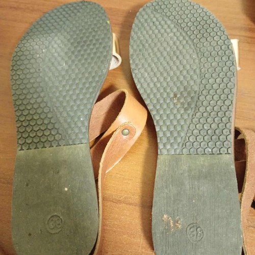 H&M Brown Sandals like new, size 38, pair