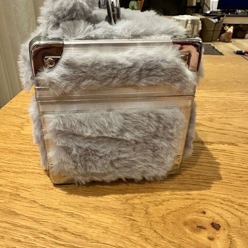 Jewelry box with fur Claire's like new