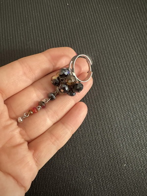 Handmade ring adjustable size, like new