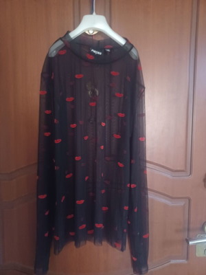 Διαφάνεια Pieces μέτρια με κόκκινα φιλιά, σαν καινούργια