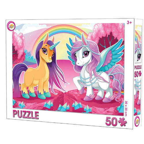 Unicorn Kids Puzzle 50 pcs new, colorful