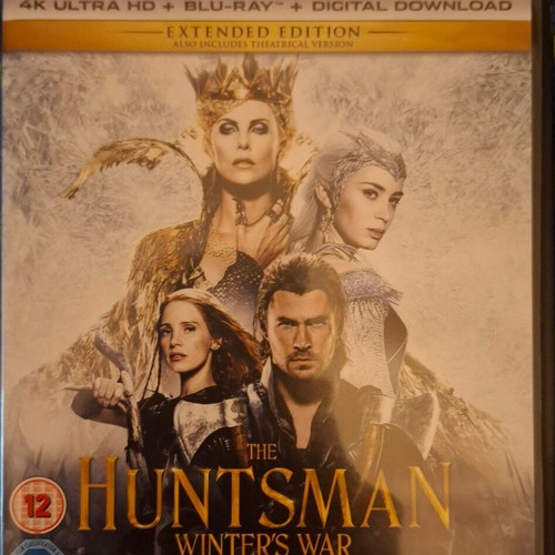 The Huntsman Winter's War 4K Blu-ray like new with Greek subtitles