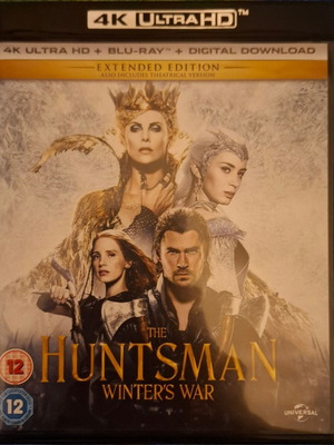 The Huntsman Winter's War 4K Blu-ray like new with Greek subtitles
