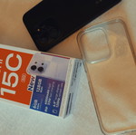 Xiaomi Redmi 15C 5G 128GB smartphone like new with case and screen protector