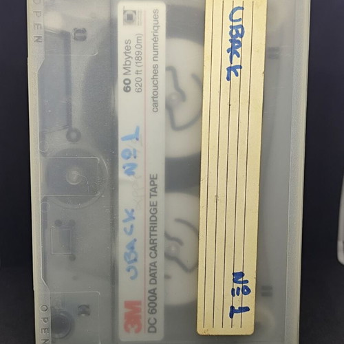 3M DC 600A Data Cartridge Tape 60MB like new, vintage retro computing