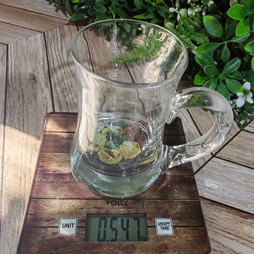 Set of 2 glass beer mugs 300 ml and 500 ml, Austria