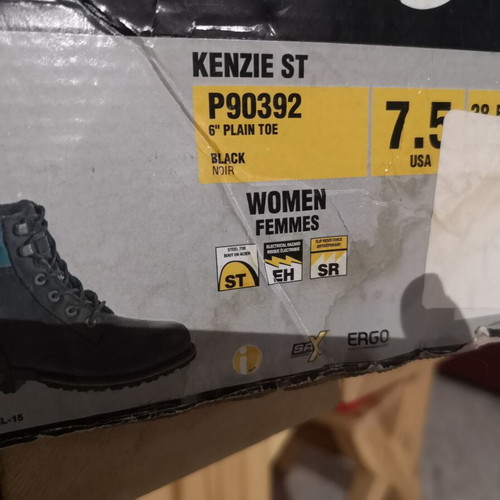Caterpillar Kenzie ST P90392 women's boots used, safety shoes steel toe