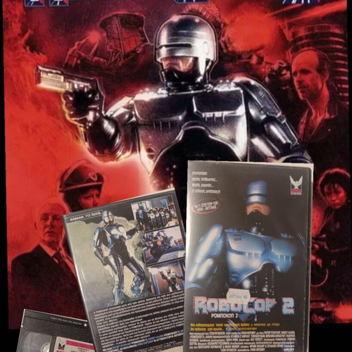 Robocop 2 VHS 1990 action sci-fi movie