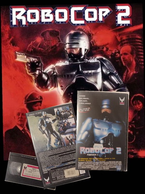 Robocop 2 VHS 1990 action sci-fi movie