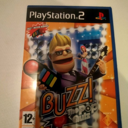 Buzz! The Pop Quiz PS2 used with manual