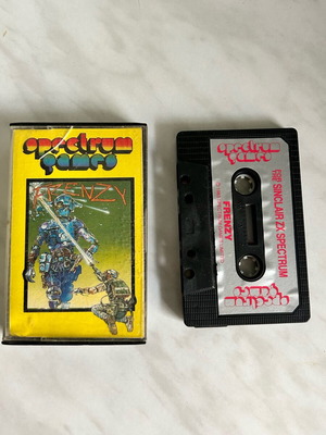 Spectrum Frenzy cassette used in good condition