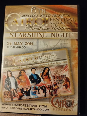 6th Cairo! Festival Budapest Starshine Night 2-Disc DVD Set mint