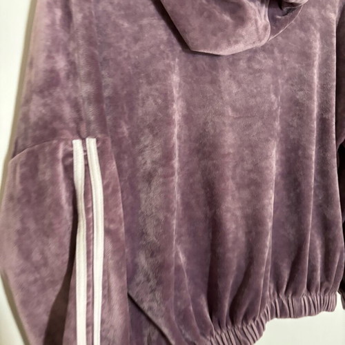 Velour jacket used, very soft, pink, size M