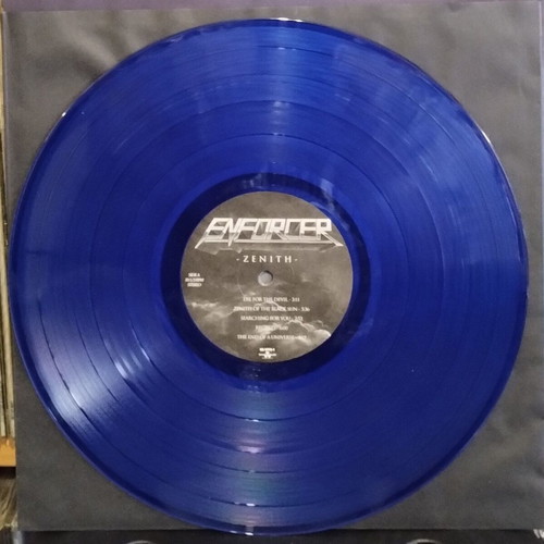 Enforcer Zenith LP 2019 used, limited edition blue vinyl
