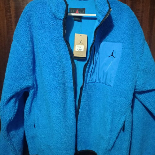 Jordan Flight High-Pile Shearling Jacket new, Photo Blue Black