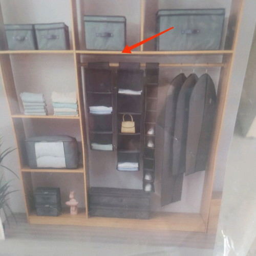 Fabric Closet Organizer with 5 Shelves new