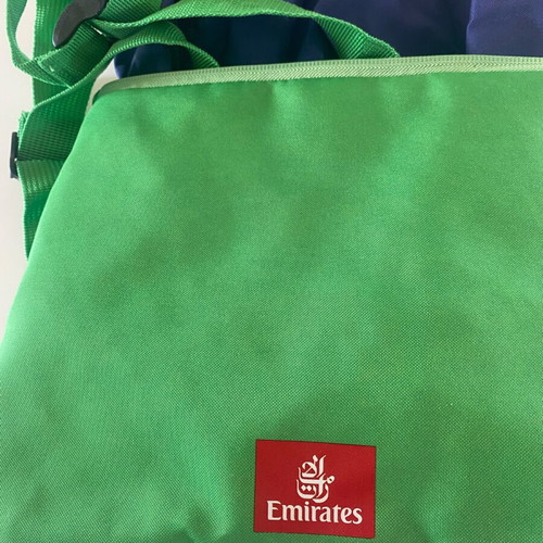 Emirates kids backpack like new, foldable
