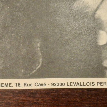 Vintage James Dean black and white poster like new, French print