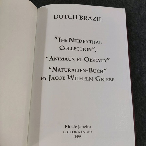 Dutch Brazil 3 volumes like new, animals birds and insects in box set
