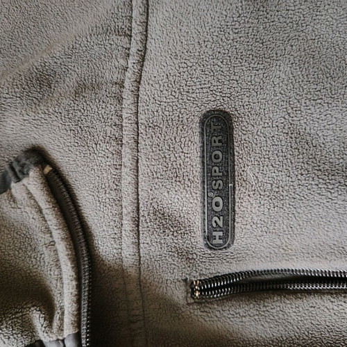 H2O fleece jacket like new, unisex, size L, grey
