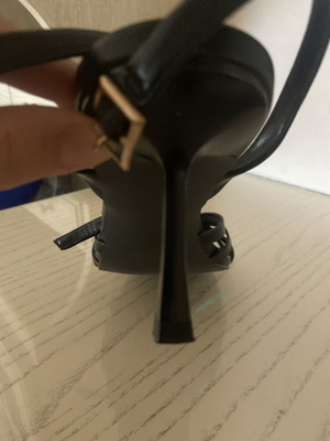 Jenny Fairy black sandals like new, size 39