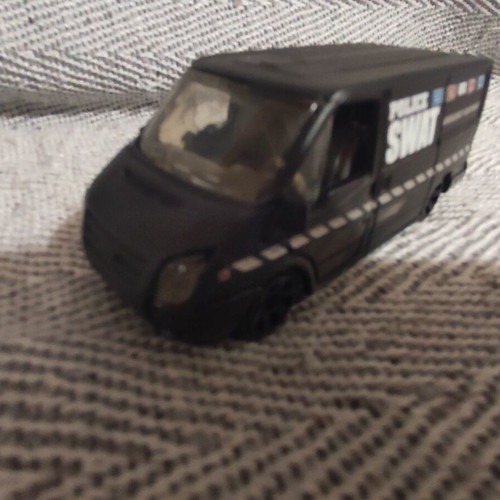 Matchbox Ford Transit Police Swat Van toy used